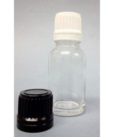 5ml Clear Glass Dropper Bottle & Tamper Evident Cap