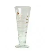 1000 ml Graduated Glass Measure, conical shape and round base.