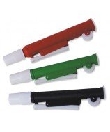 Aspirador para pipetas con rueda estriada para aspiración del líquido hasta 10 ml