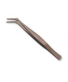 Forceps Laboratory, Curved Fine Tips, 120mm