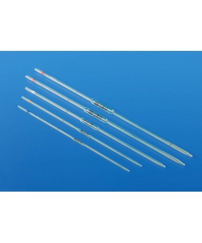Pipette en verre jaugé 5ml, 1 trait, classe AS