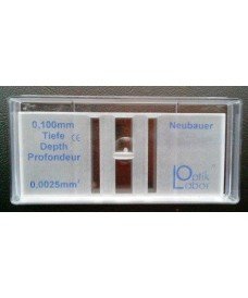 Cellules à numération Neubauer sans pincette
