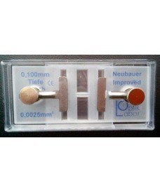 Cellules à numération Neubauer Improved avec pincette