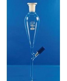 Ampoule à décanter verre 250ml robinet courbe PTFE