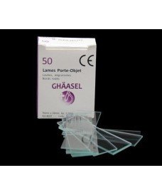 Lames porte-objets avec bords coupés à 90°