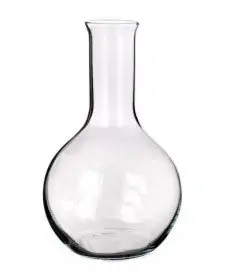 Ballon sphérique à col étroit en verre borosilicate de 6000ml, fond plat