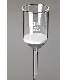 Buchner glass funnel 35ml with sintered disc