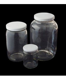 Bocaux avec couvercle twist-off de 500ml pour les conserves d'aliments et échantillons