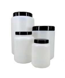 500ml Plastic Jar, Internal Insert Cap & Screw Cover