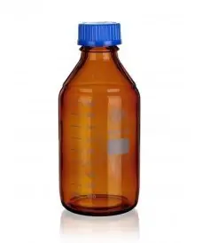 100ml Amber Graduated Bottle ISO GL45