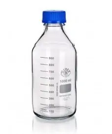 250ml Clear Graduated Bottle ISO GL45