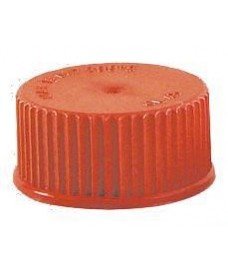 45 mm Red Screw Cap with PTFE Disc