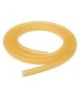 Natural rubber tube, 10 mm inner diameter and 14 mm outer diameter.