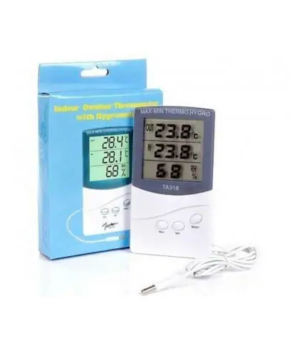 Digital thermometer-hygrometer with probe In/Out Max/Min