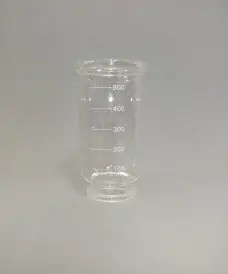 Embudo de vidrio graduado de 300 ml para filtración con membrana 47 mm