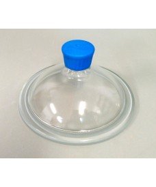 Tapa de vidrio con pomo de plástico para desecador 150 mm Simax