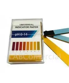 Caja 200 tiras papel pH 1-14