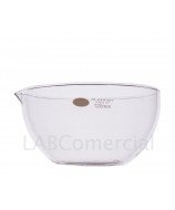 90 mm Evaporating Dish Flat Bottom With Spout