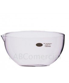 150 mm Evaporating Dish Flat Bottom With Spout