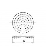 290 mm Porcelain Plate for Desiccators
