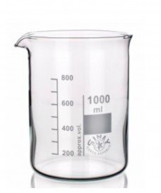 Vaso de precipitado graduado de forma baja y de 10.000 ml de capacidad