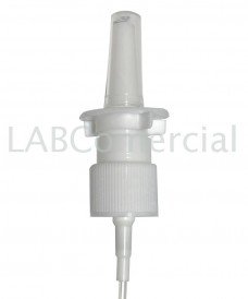 18mm Nasal Spray Pump, White