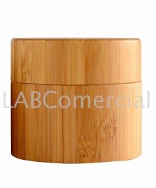 50ml Bamboo Cosmetic Jar with Shive and Lid