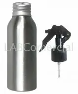 50ml Aluminium Bottle and 24 mm Screw Black Trigger Spray