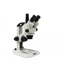 Estéreo microscopio trinocular con zoom