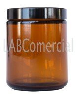 4 Bouteilles En Verre Ambré 250ml Avec Bouchons Noirs - Parfaites Pour Conserves, Huiles Et Préparations Maison