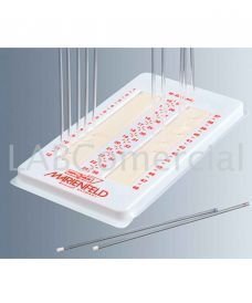 Plastic plate with 48 positions to seal haematocrit capillary tubes using natural beeswax
