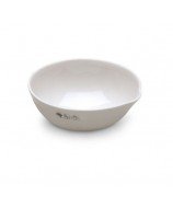 Porcelain round-bottom evaporating dish of 100 ml and 90 mm in diameter