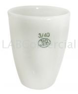 Porcelain Crucible, High Shape 30x38mm 15ml 3/30