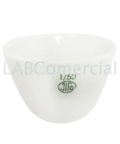 Porcelain Crucible, Low Shape 35x22mm 10ml 1/35
