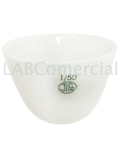 Porcelain Crucible, Low Shape 50x32mm 34ml 1/50