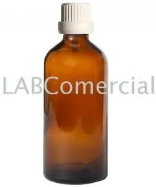 20ml Amber Glass Bottle & Cap with Vertical Dropper