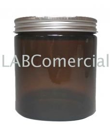 500 ml amber glass jar with aluminium lid