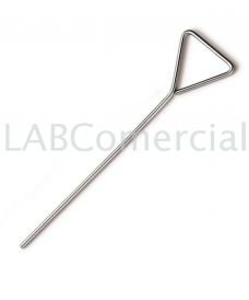 Spatula for laboratory bacterial cells, stainless steel