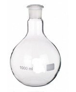 Round-bottomed flask with female standard ground joint 45/40, and 10,000 ml capacity.