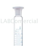 100ml graduated measuring cylinder and plastic stopper