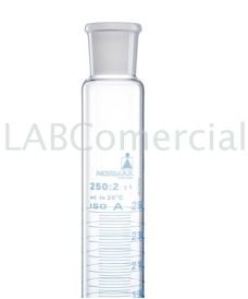 Probeta graduada con boca de vidrio esmerilida y de 500 ml Probeta graduada con boca de vidrio esmerilida y de 500 ml