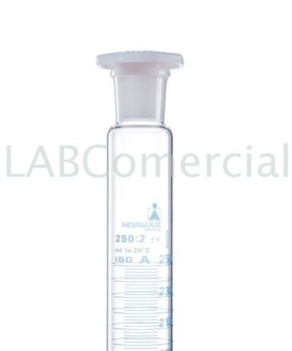 1,000ml graduated measuring cylinder and plastic stopper