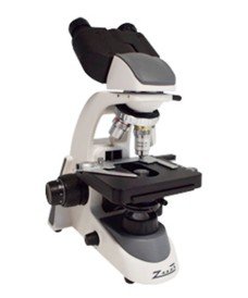 Microscope binoculaire pédagogique 300B : optique achromatique, tête 30°/360° et LED 1 W réglable.