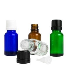 Frasco rosca DIN18 con gotero obturador y tapa