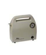 Bomba de vacío compacta 10 L/min con manómetro, diseño portátil de 4 kg y funcionamiento silencioso