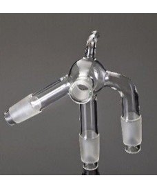 Collecteur rotatif en verre avec olive, 29/32 femelle et 3×14/23 mâles