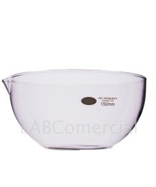 Glass Dish with Spout, Flat Bottom