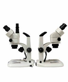 Stéréomicroscope à zoom : monoculaire et binoculaire