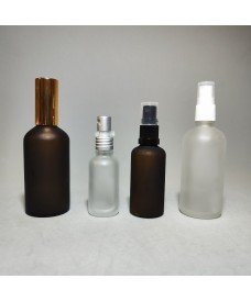 Frosted Dropper Bottle with Atomiser Spray