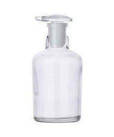 Flacon avec bouchon compte-gouttes en verre rodé